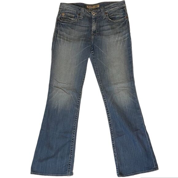 Big Star Maddie Mid Rise Jeans Embroidered Flap Pocket | BootCut | Women Sz. 30 - Picture 1 of 10